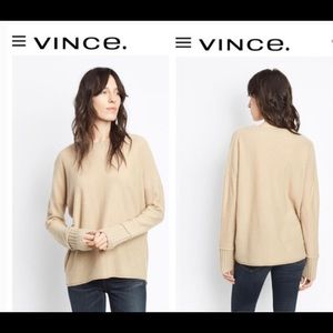 Vince Camel Crew Neck Cashmere Sweater Size Large